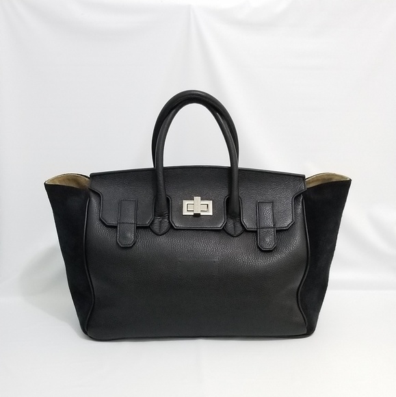 Valentino Handbags - SALE! Valentino Omia Pebbled Leather/Suede Tote